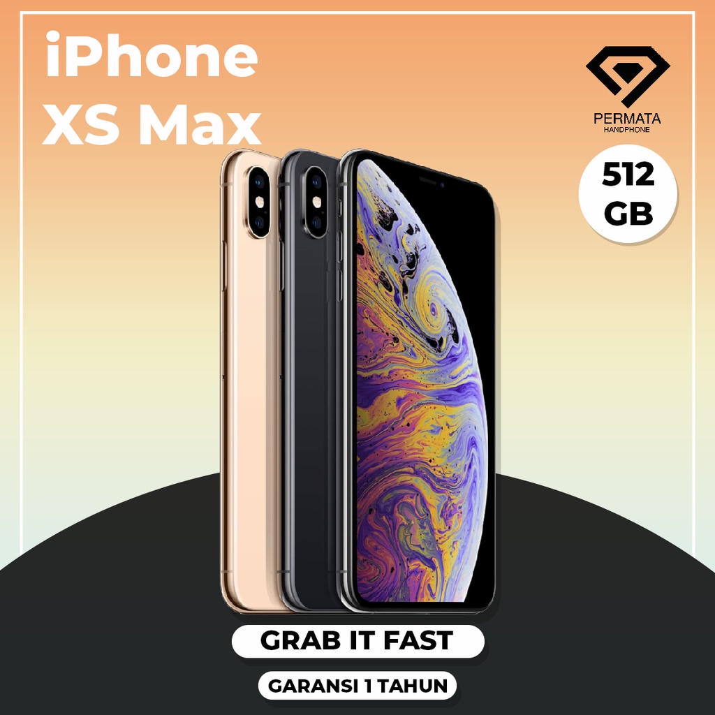 IPHONE XS MAX 256GB SECOND GARANSI 1 BULAN