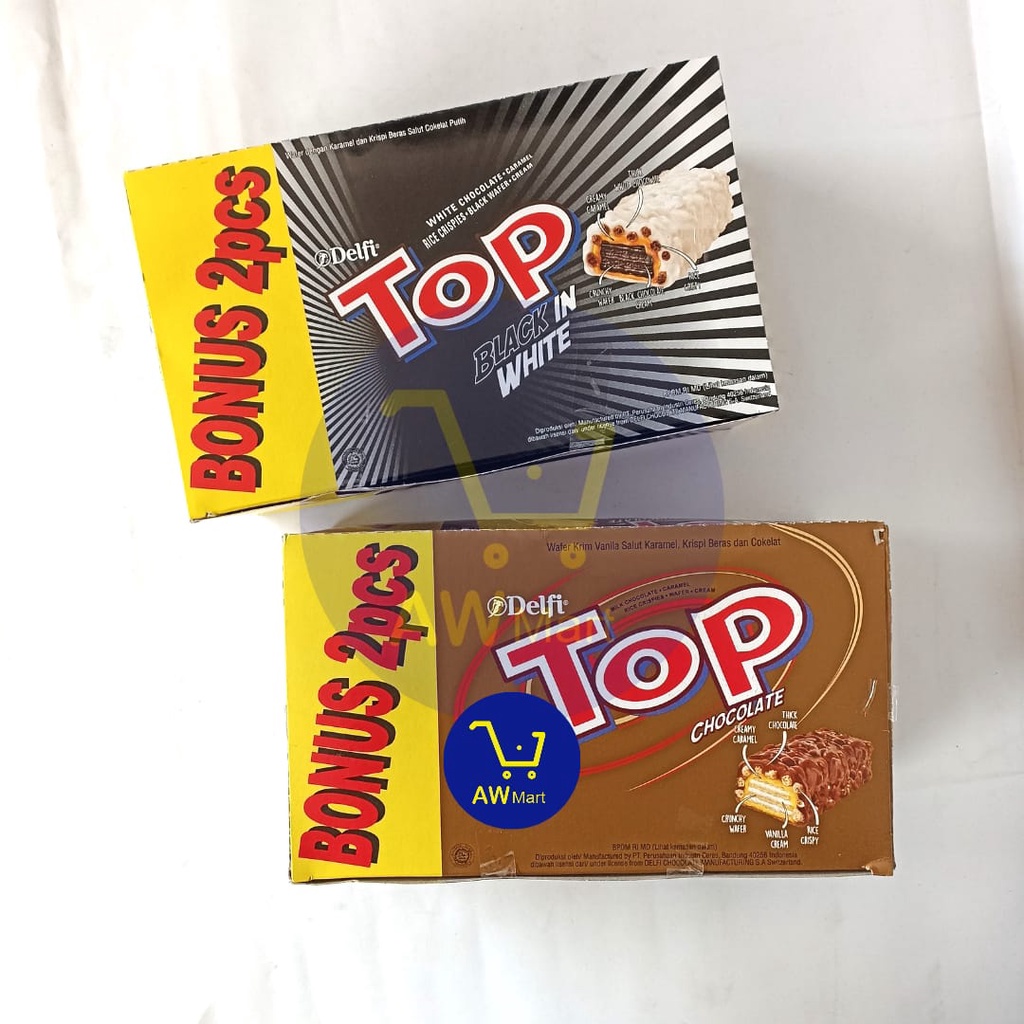 WAFER TOP BOX ISI 24 X 9GRAM BONUS 2 PCS