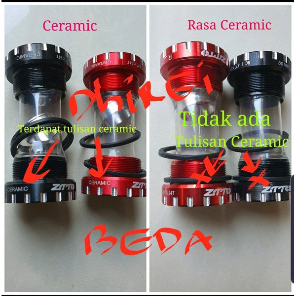 berkualitas      BB Ceramic Bottom Bracket HT 2 Hollowtech Sepeda MTB Road buat Shimano Sram