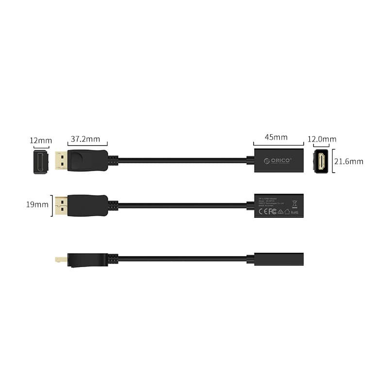 Accessories Orico XD-DFH4 DisplayPort To HDMI 4K Adapter