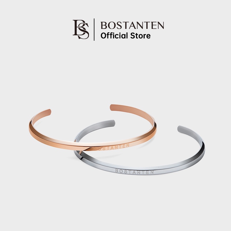 Bostanten Gelang Unisex Wanita Pria Gelang Titanium Gadis Anak Laki-laki Wanita Pria Gelang COD