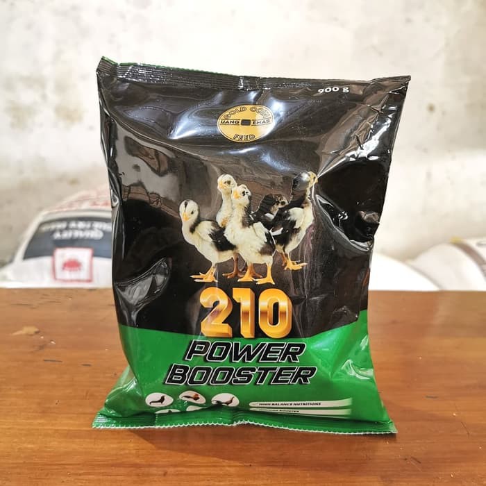 210 Power Booster Pakan Anakan Ayam Jago Gold Coin