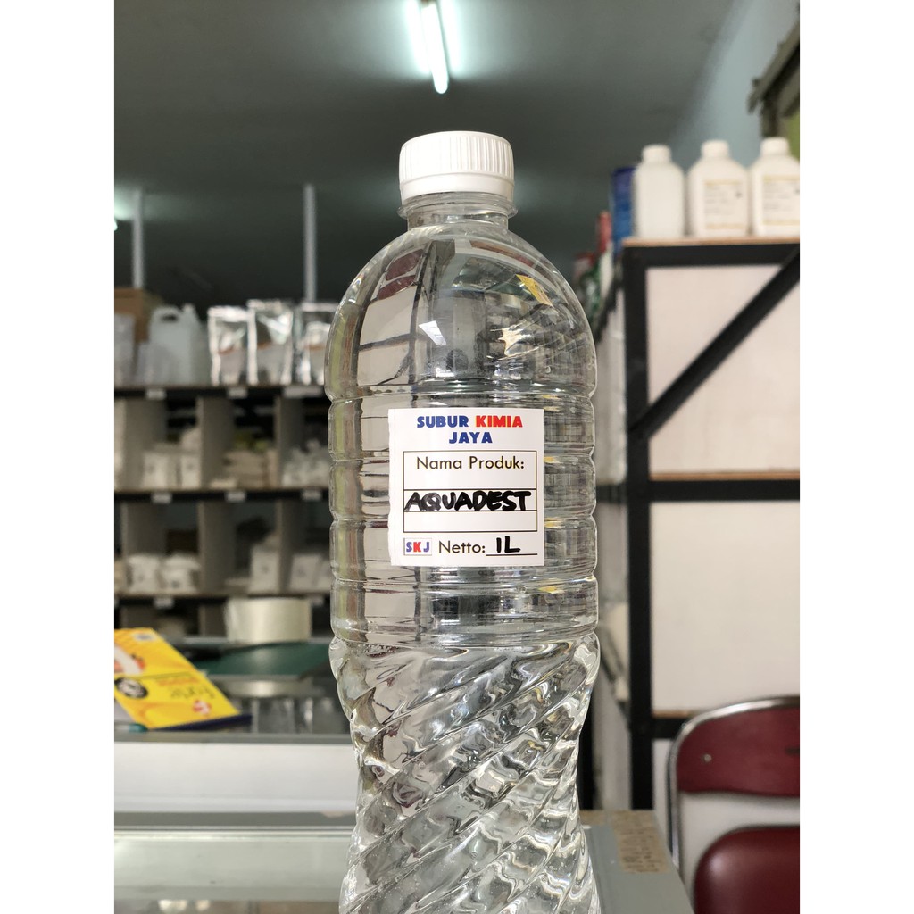 

Aquades Aquadest Akuades Air Suling Destilasi Murni 1 L