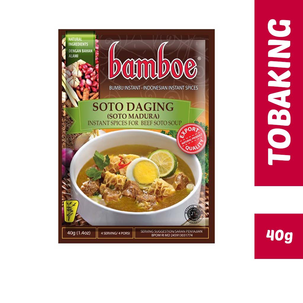 

Bumbu Bamboe soto madura daging instan