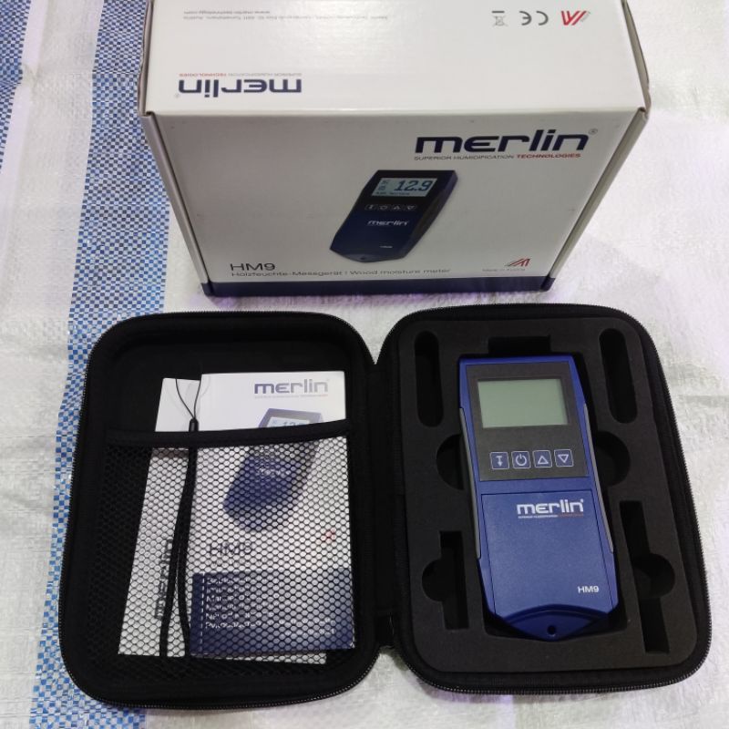 Jual Alat ukur kelembaban kayu/wood moisture meter Merlin HM9 WS13