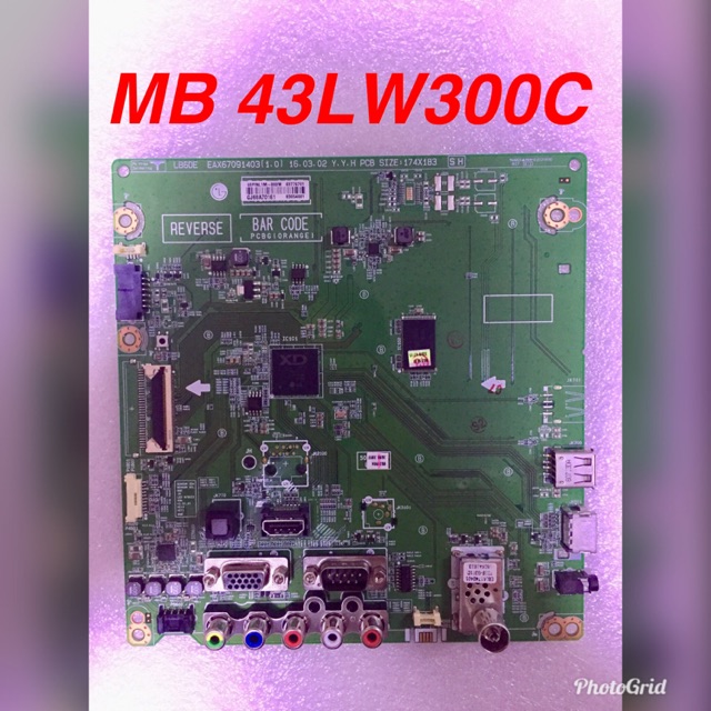 MB 43LW300C - Mother Board LG 43LW300C - Main Board LG 43LW300 - MB 43LW300 - MOBO LG 43LW300C