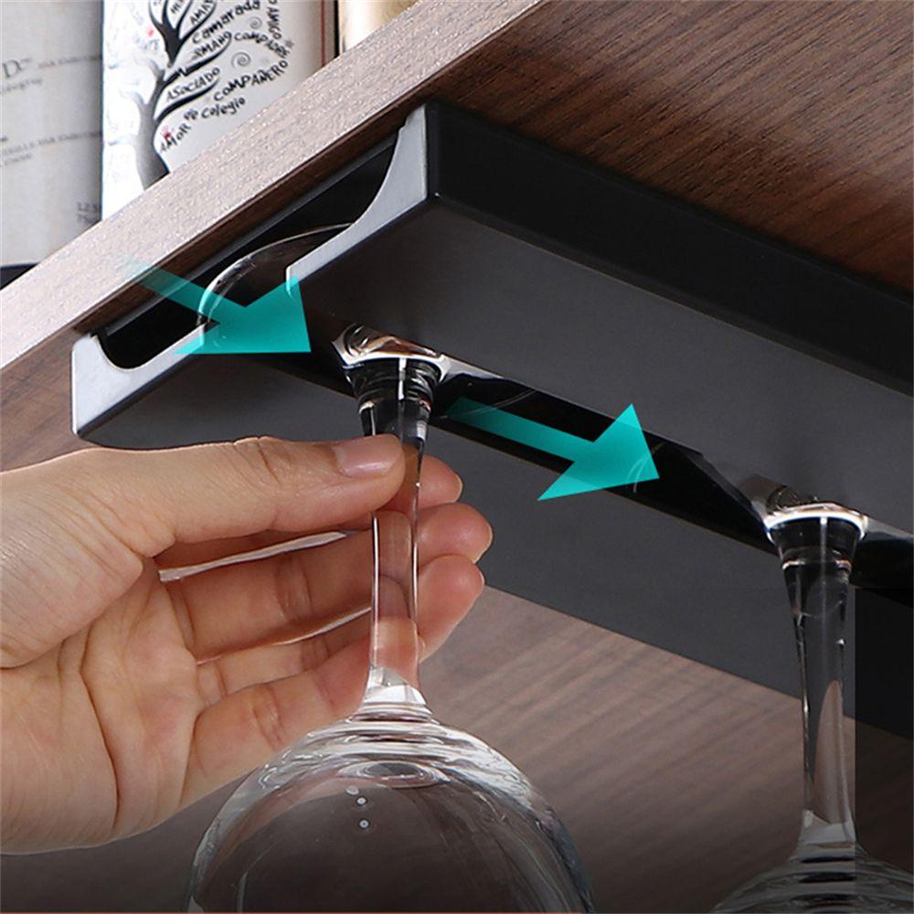 Tempat Gelas Nanas Klasifikasi Dapur Rumah Bawah Kabinet Display Rak Gelas Gantung Rak Gantung Lemari Organizer Holder Goblet Rack