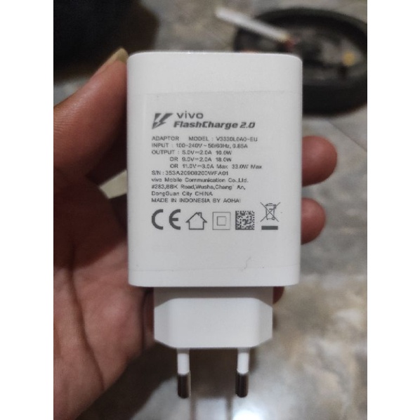 CHARGER ORI BAWAAN VIVO V20 VIVO V20SE VIVO V21 VIVO X50 X60 PENGISIAN SUPER CEPAT AKTIF