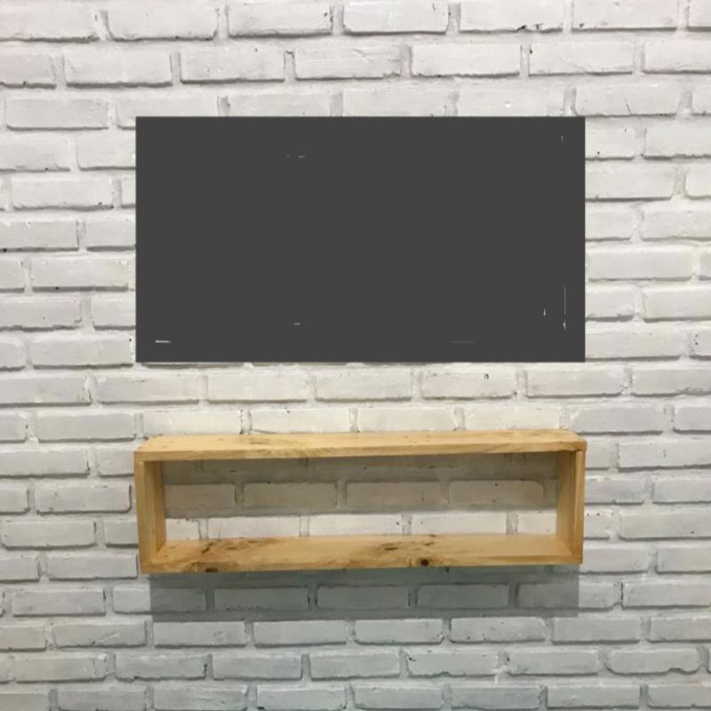 RAK TV Gantung Dinding Jati Belanda