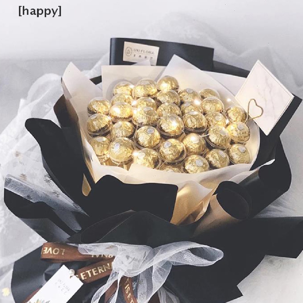 Ha 10pcs / Set Kantong Kertas Pembungkus Coklat / Permen Untuk Dapur