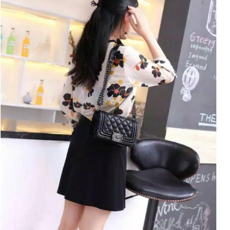 Paling Diminati.. TAS IMPORT BOY SMALL FREE BOX LAMBSKYN MIRROR FLAP BRANDEN PREMIUM BATAM HANDBAG S