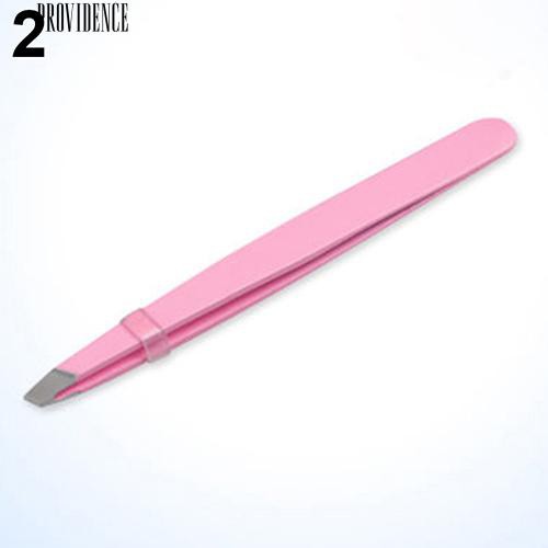 Berguna Pinset Alis Profesional Hair Beauty Slanted Stainless Steel Tweezer