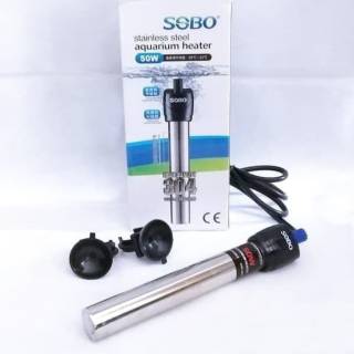 Heater Aquarium Sobo 50 Watt Heater Anti Pecah Penghangat Air