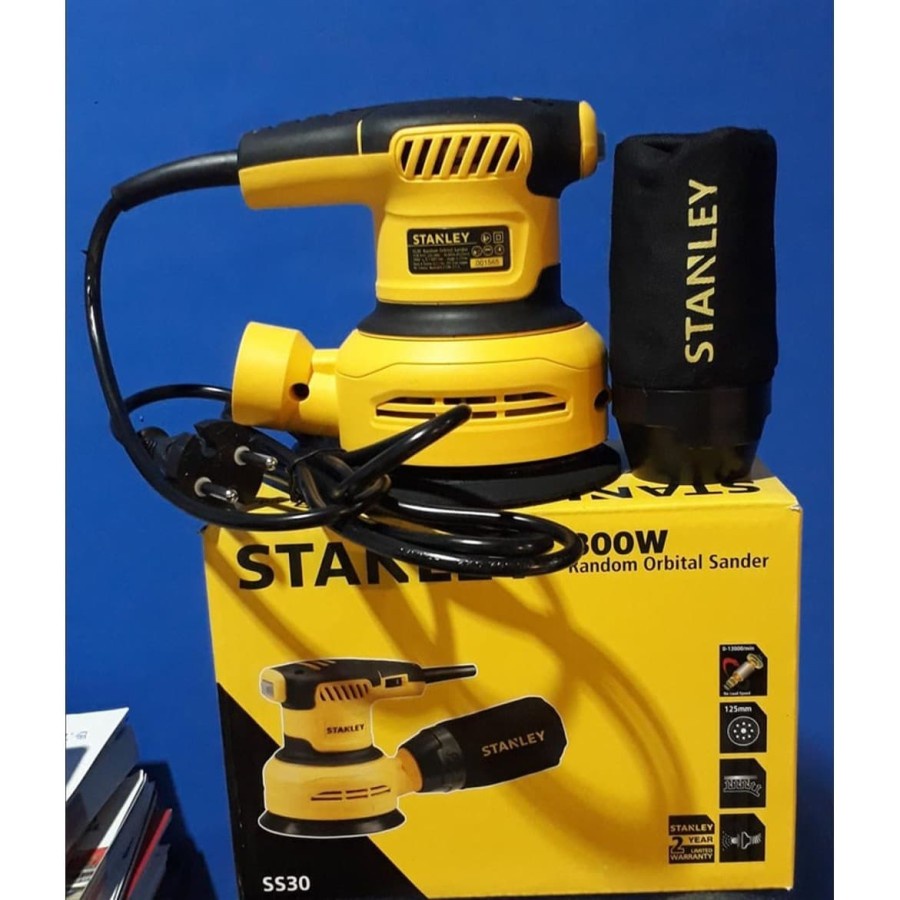 STANLEY SS30 / SS 30 / 5&quot; Random Orbital Sander Kayu Amplas Bulat