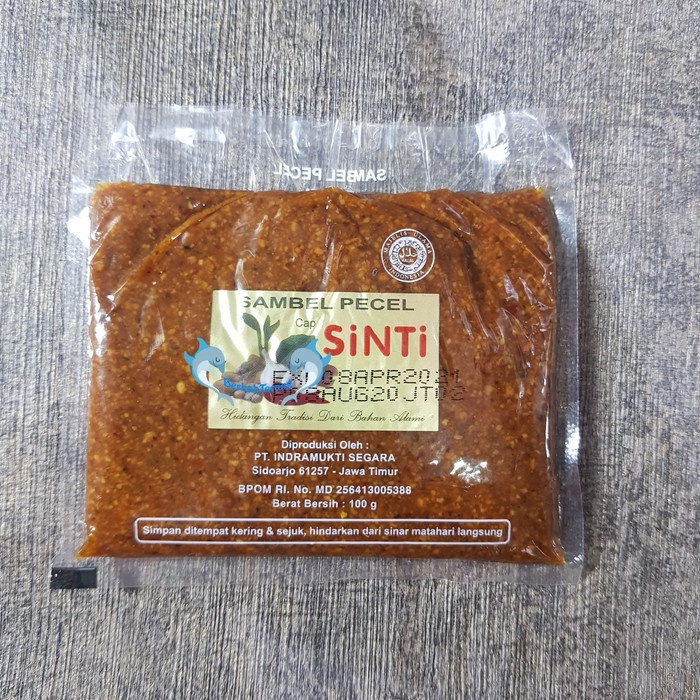 

sambal-aneka- sinti bumbu sambel pecel 100gr / bumbu pecel siap saji - 100 gr -aneka-sambal.