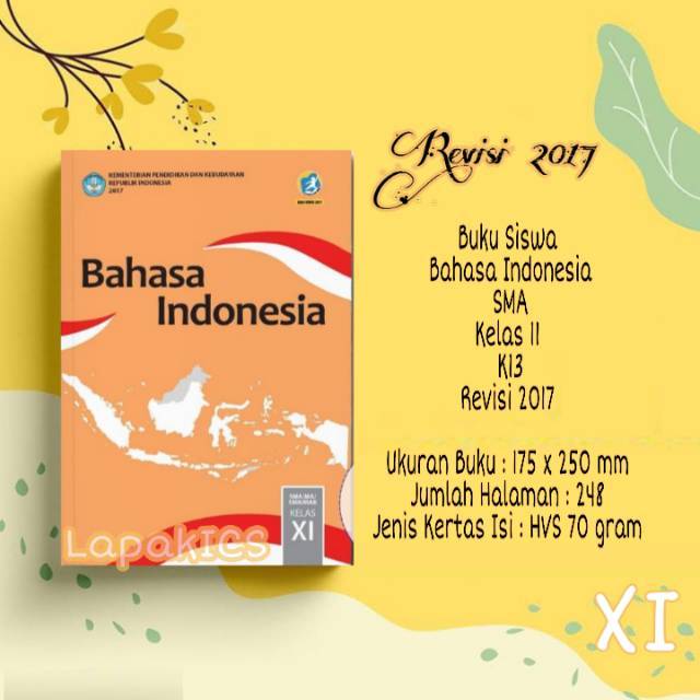 Buku Bahasa Indonesia Sma Kelas 11 Revisi 2017 Kurikulum 2013 Kurtilas Shopee Indonesia