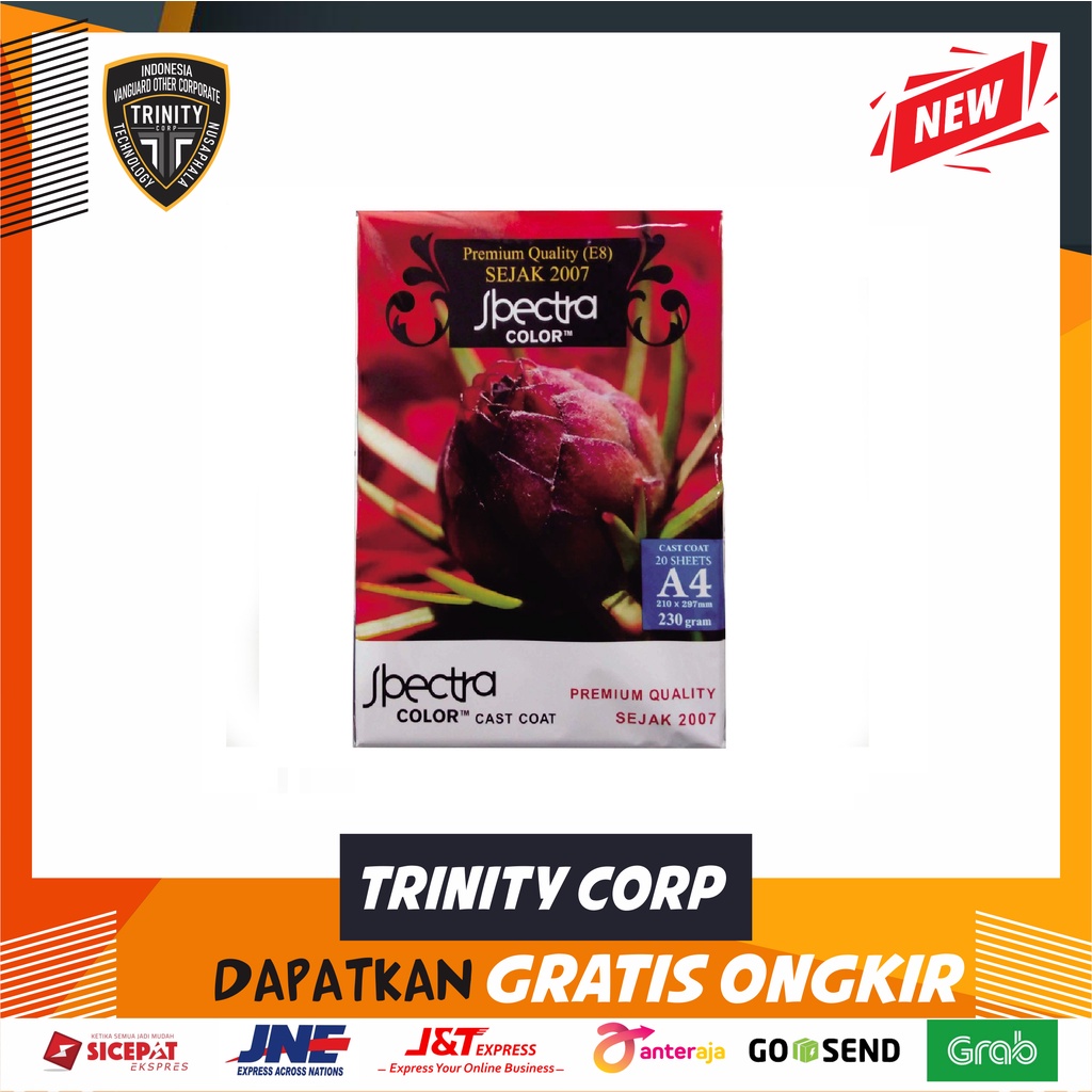 

Kertas Photo Spectra Premium Quality (E8) A4 230gsm