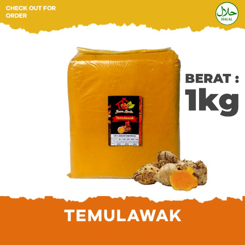 

Temulawak Bubuk [1kg] - Temulawak Original - Bumbu Dapur - Minuman Bubuk - Herbal | Jamu Londo