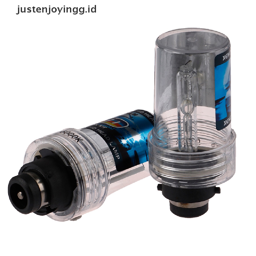 Sepasang Bohlam HID Xenon Pengganti Untuk Lampu Depan justenjoyingg.id 55W 6000K D2S D2R D2C