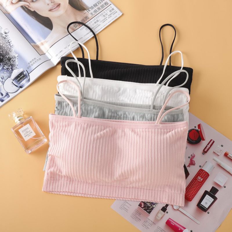 BRA SPORT ELASTIC BANDEAU TANK TOPS / BRA WANITA / BRA OLAHRAGA / IMPORT # BISA COD