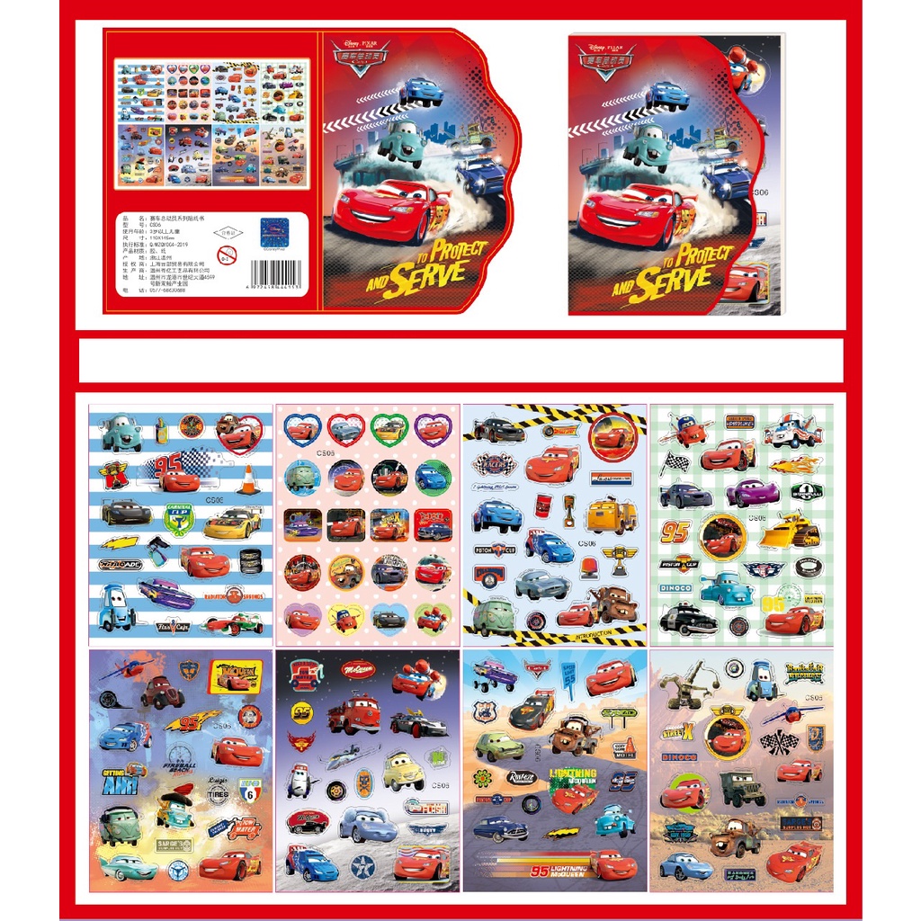 Stiker Buku anak-anak Sticker kids toys princess sofia elsa frozen mickey mouse stiker kecil tempelan disney