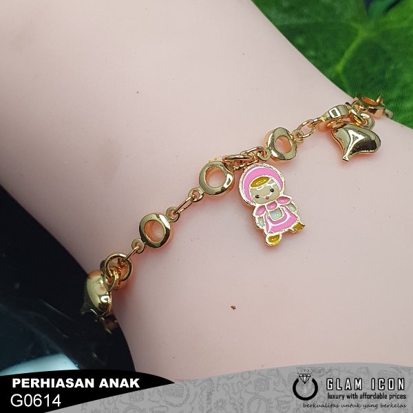 Gelang Rantai anak Karakter Little Marsa  G0614 GRAG