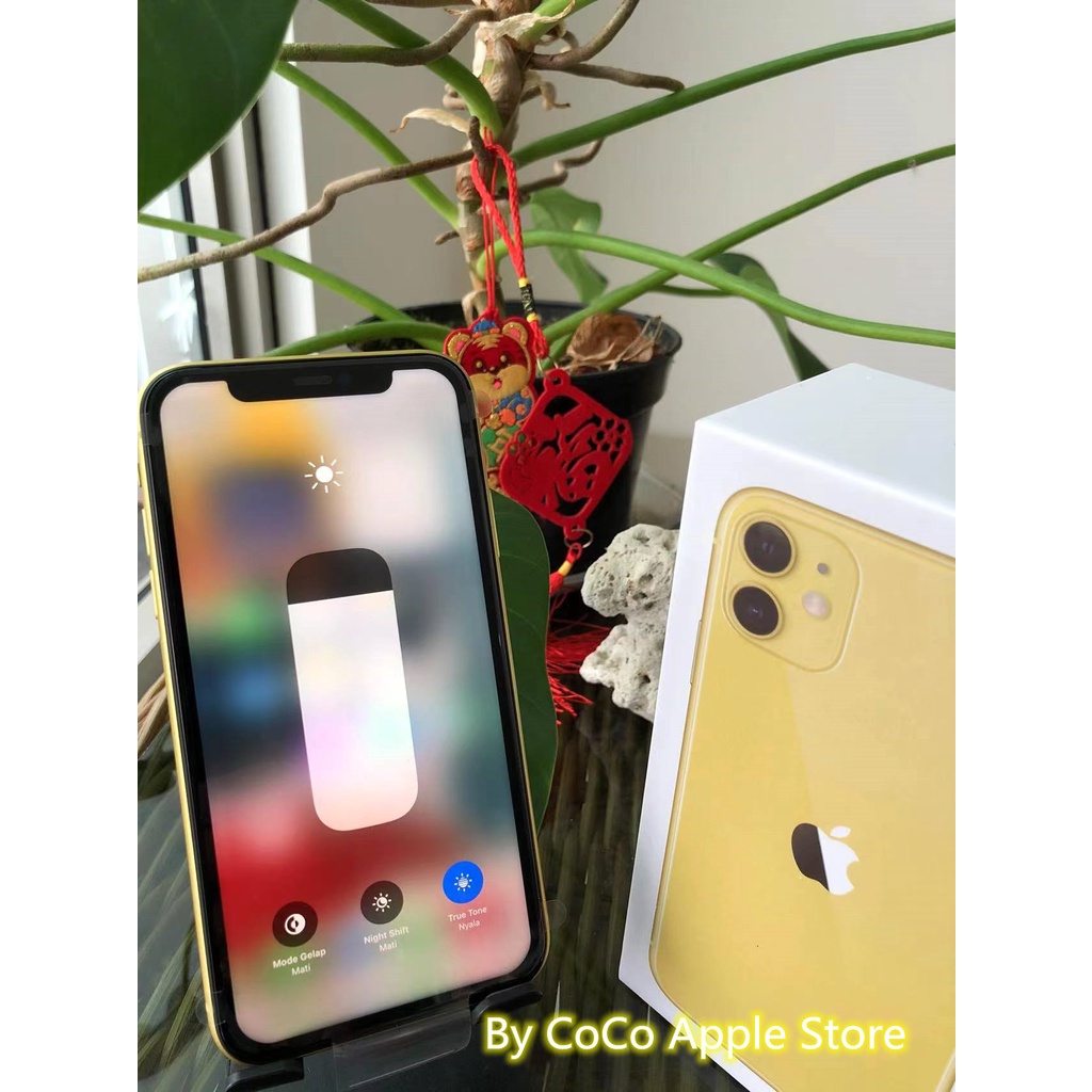 Apple iPhone 11 128GB Silent Fullset original Second Like New Mulus 100% 3utools All Green (Garansi 1Bulan)