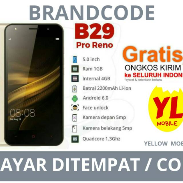 Brandcode B29 Pro Reno Garansi Resmi Shopee Indonesia