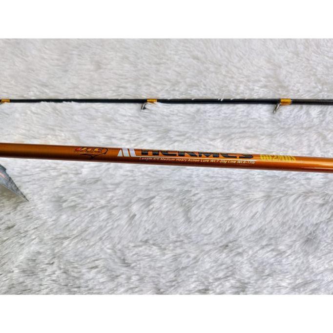 TERMURAH Joran Pancing Bc Utecate HERMES 602MHS 180 Cm 8-17 Lb