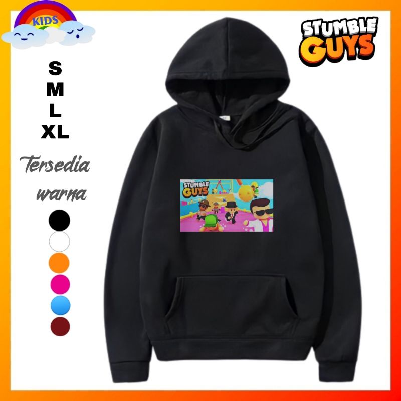 Stumble guys guy jaket hoodie sweater switer Anak stumble guys guy switer Jaket/Jaket stumble guys g
