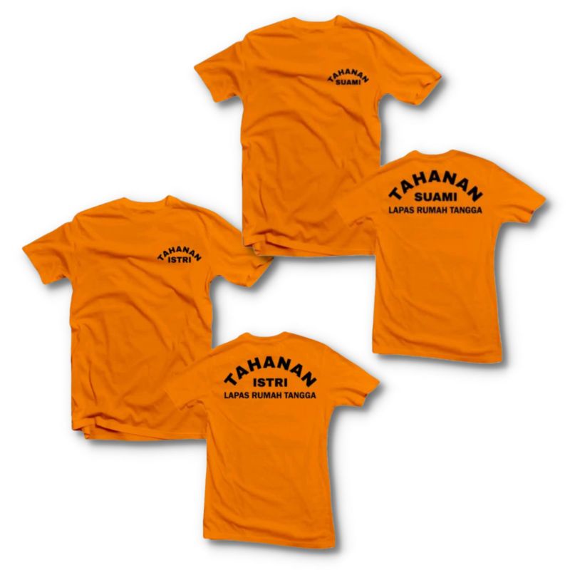 BAJU KAOS VIRAL TIKTOK TAHANAN AYANG TAHANAN ISTRI TAHANAN SUAMI TAHANAN BINI TAHANAN EMAK