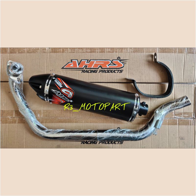 Knalpot Full Set/System AHRS Ori/Original Trioval Satria FU/F 150/F150 @Type Karbu