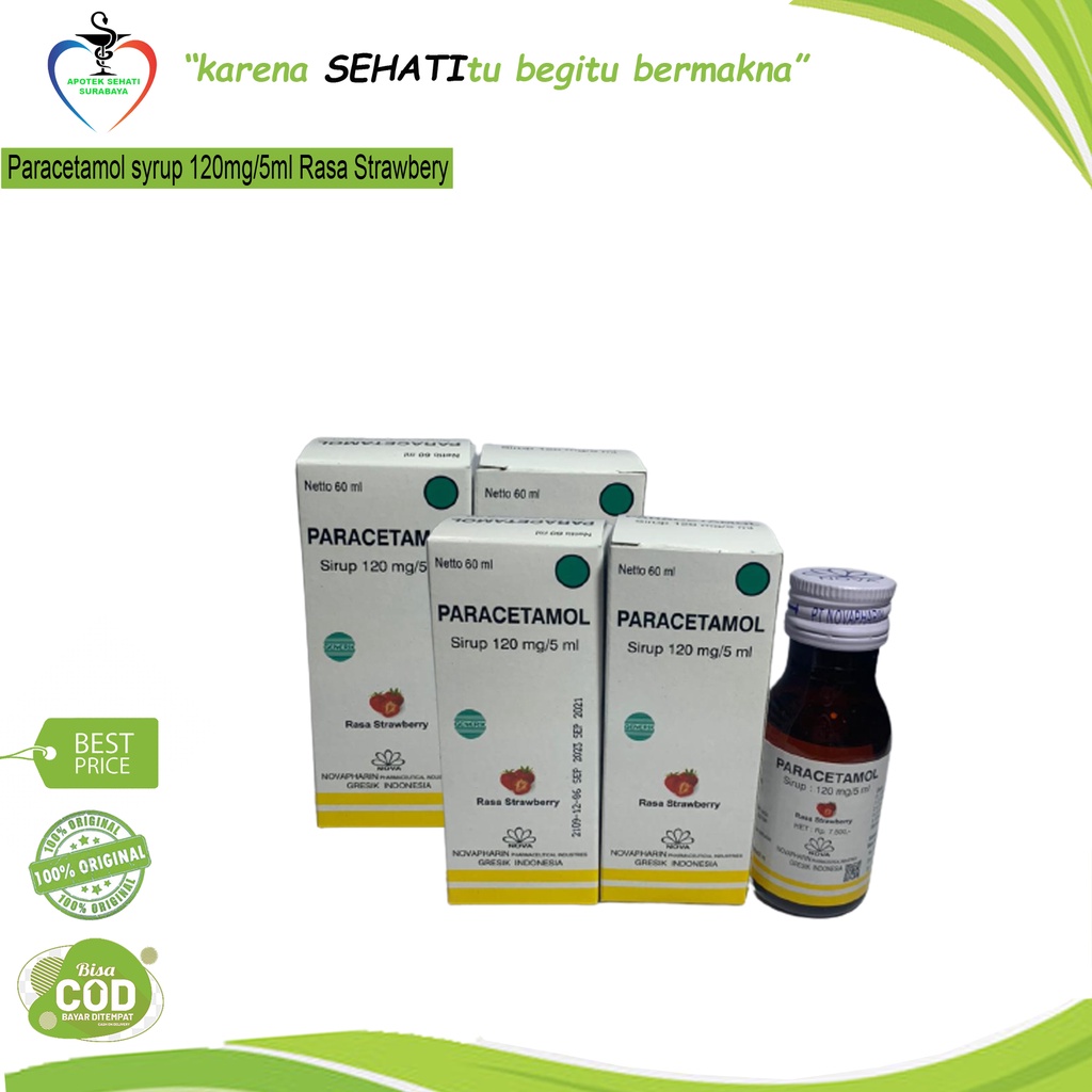 PARACETAMOL SIRUP 60ML NOVA OBAT PENURUN PANAS