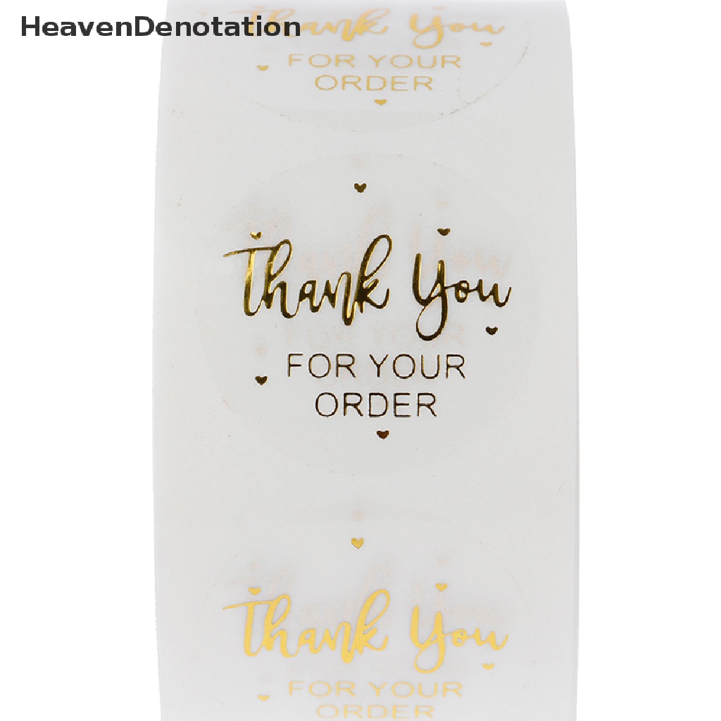 [HeavenDenotation] 500 labels Pretty Things Inside Stickers Thank You Sticker Baking Seal Stickers