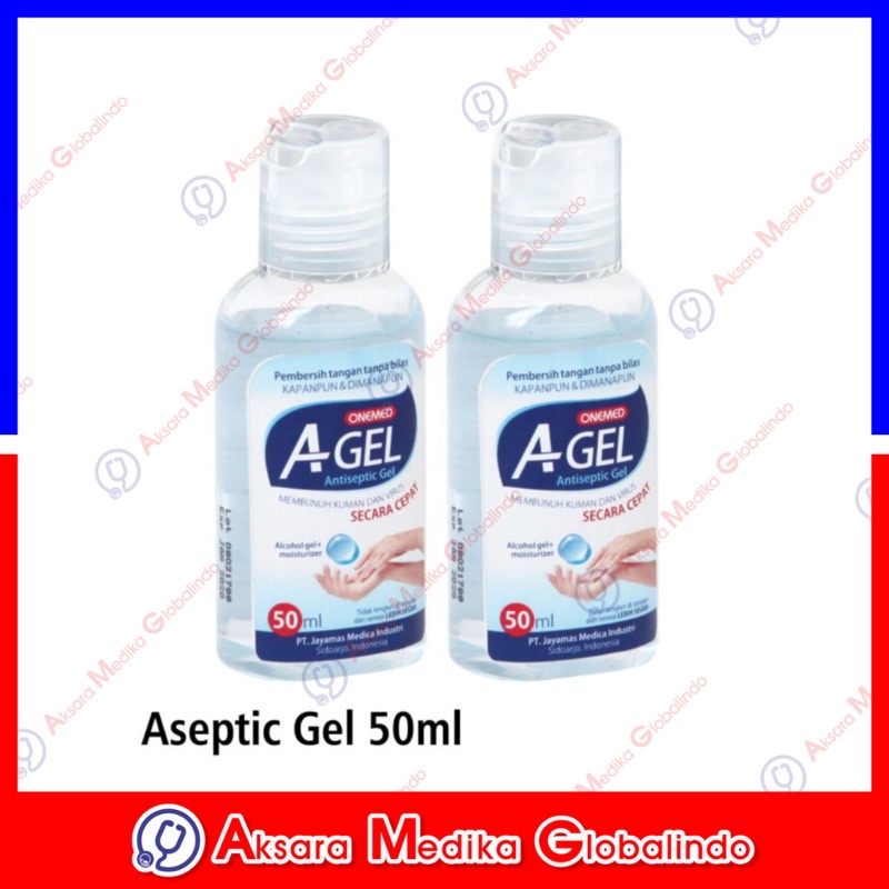 HANDSANITIZER A GEL 50ml Antiseptik Aseptic Gel Hand Sanitizer #AMG