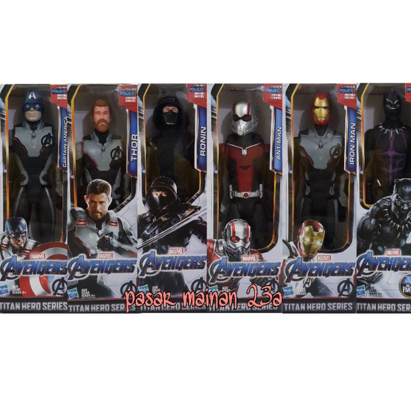 Mainan Figure Avengers Titan Hero Seies Antman Thor Ronin Captain america/pajangan avengers