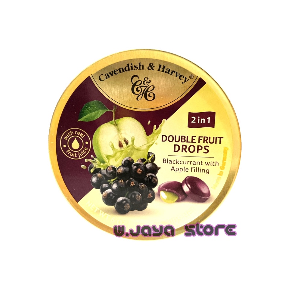 Cavendish &amp; Harvery Double Fruit Drops Blackcurrant with Apple