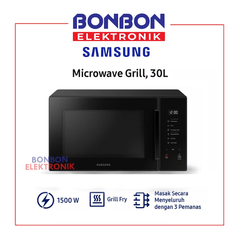 Samsung Microwave Oven Grill MG30T5068CK/SE dengan Crusty Plate 30L