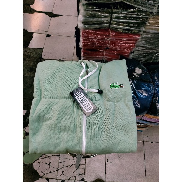 jaket jemper resleting crocodil pria, wanita size L,XL,XXL