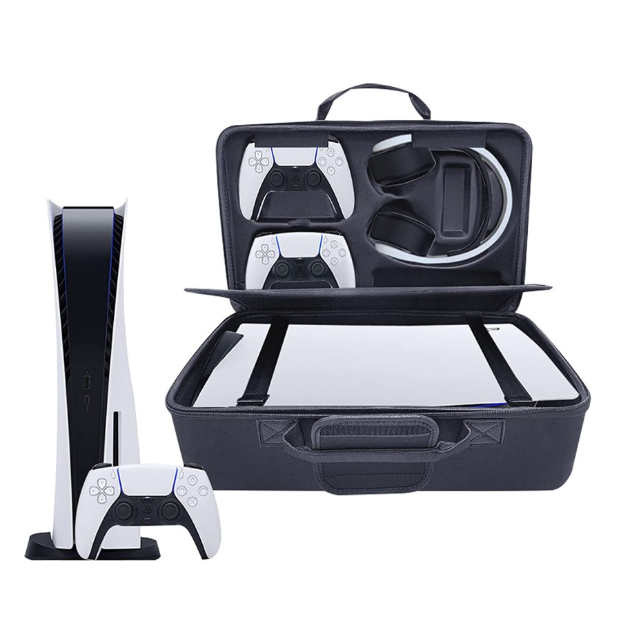 Topway Storage Carrying Case Hard shell EVA Shoulder Bag for PS5