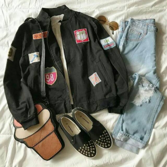 Express bomber black