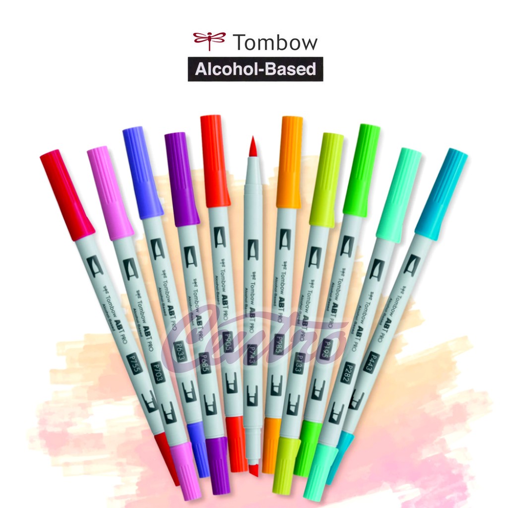 

Tombow ABT Pro Art Markers Dual Tip Brush Pen SATUAN