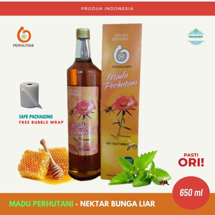 

madu- madu perhutani - nektar bunga liar @ 650 ml by madu perhutani -madu.