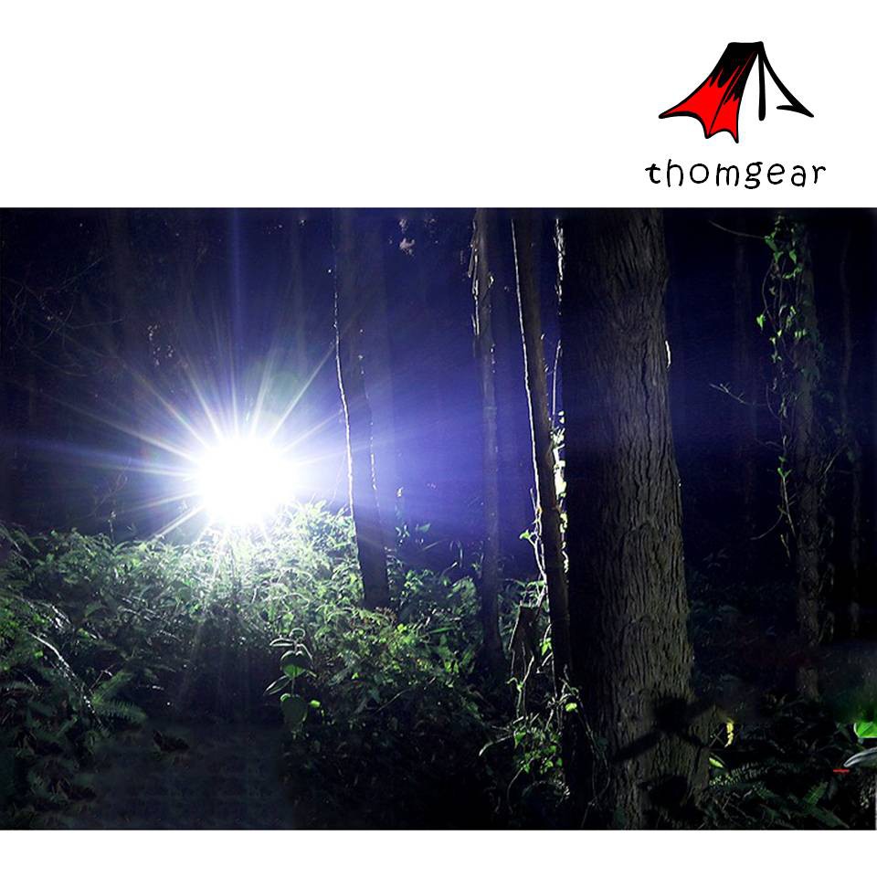 Thomgear Senter Led Murah Super Terang Cree Xm-L T6 2000 Lumens - E17