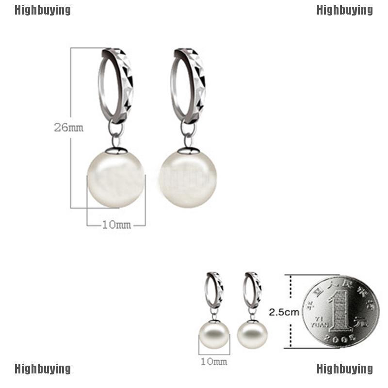 Anting Tusuk Model Mutiara Lapis Silver Untuk Wanita