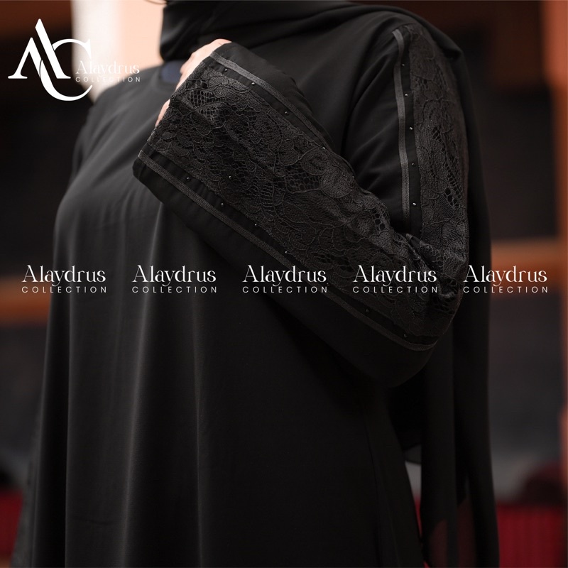 Baju Muslim Abaya Arab Saudi 494 Bordir Zephy Turki Umroh Dubai Turkey India 494