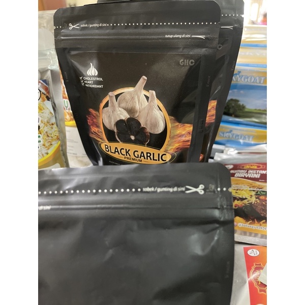 Black Garlic Premium 100gr - Suplemen Kesehatan Mencegah Kolesterol Hati dan  Sebagai Antioksidan