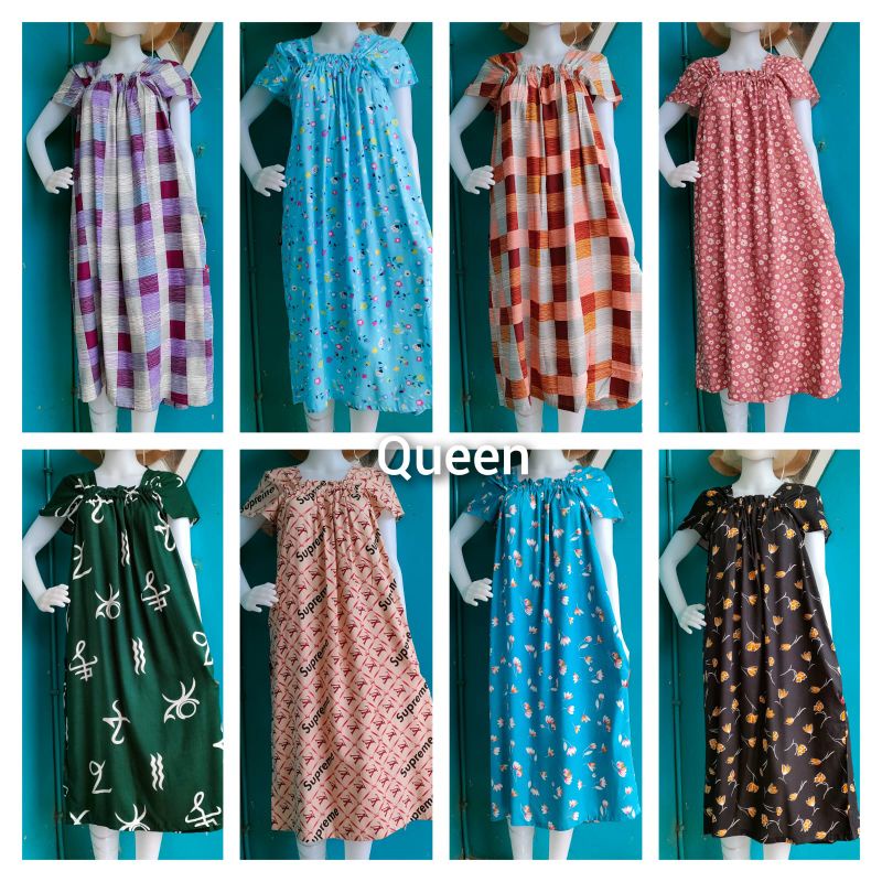 Daster Queen Bahan Rayon by Hisbi Bumil dan Busui Friendly-4