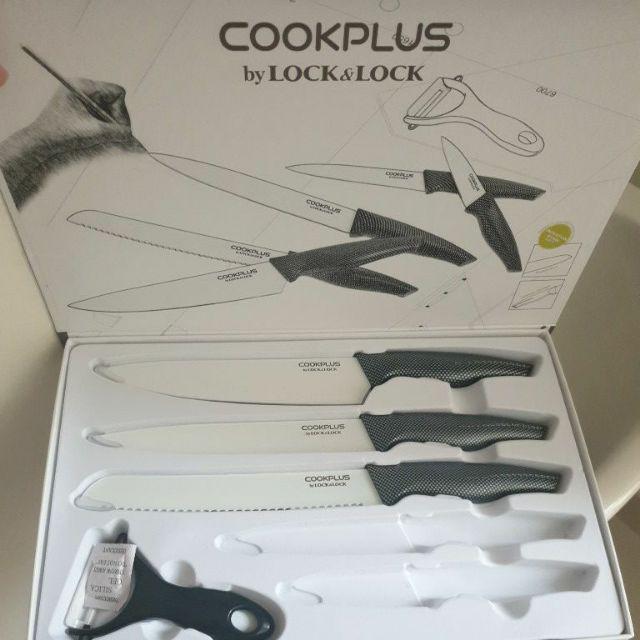Lock & Lock Cookplus Knife 5p Dan 6p Set With Color Box / Pisau Lock N Lock
