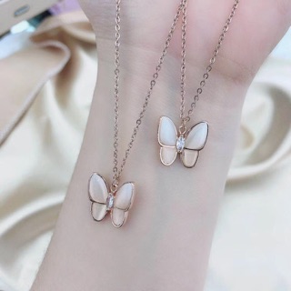Baru kalung Titanium Kupu Kupu batu alami tanam Shopee Baru kalung Titanium Kupu Kupu batu alami tanam Shopee
